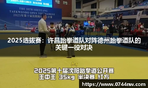 2025选拔赛：许昌跆拳道队对阵德州跆拳道队的关键一役对决